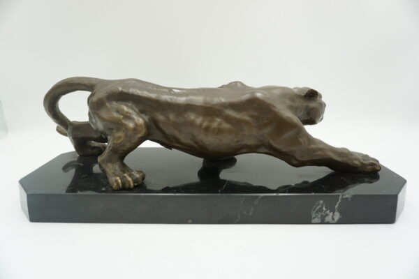 DUŻA FIGURA Z BRĄZU TYGRYS PANTERA