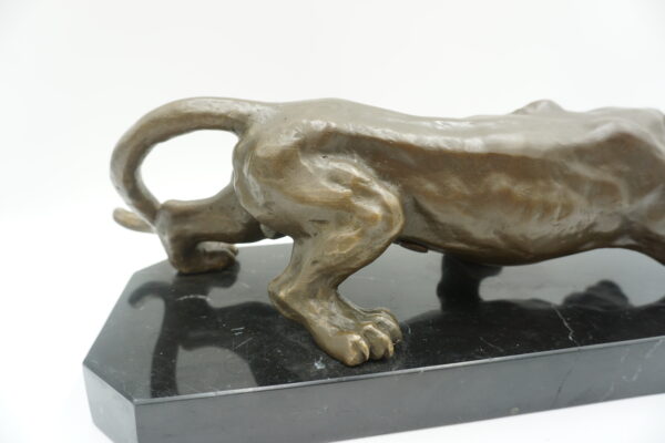 DUŻA FIGURA Z BRĄZU TYGRYS PANTERA