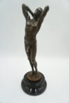 FIGURA Z BRĄZU AKT MĘSKI NAGI MĘŻCZYZNA