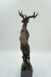 FIGURA Z BRĄZU JELEŃ PREZENT DLA MYŚLIWEGO