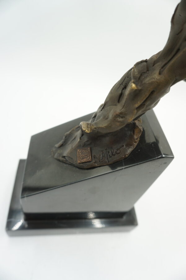 FIGURA Z BRĄZU JELEŃ PREZENT DLA MYŚLIWEGO