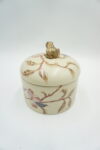 SZKATUŁKA PUZDERKO PORCELANA Z BRĄZEM ŻABKA