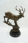 FIGURA Z BRĄZU JELEŃ PREZENT DLA MYŚLIWEGO