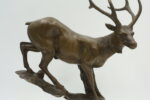 FIGURA Z BRĄZU JELEŃ PREZENT DLA MYŚLIWEGO