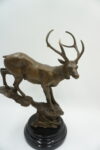 FIGURA Z BRĄZU JELEŃ PREZENT DLA MYŚLIWEGO