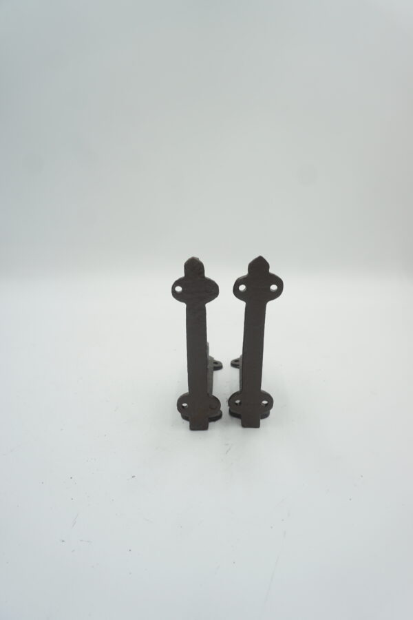 PARA ŻELIWNYCH WSPORNIKÓW UCHWYTÓW POD PÓŁKĘ DEKORACJA WIESZAK