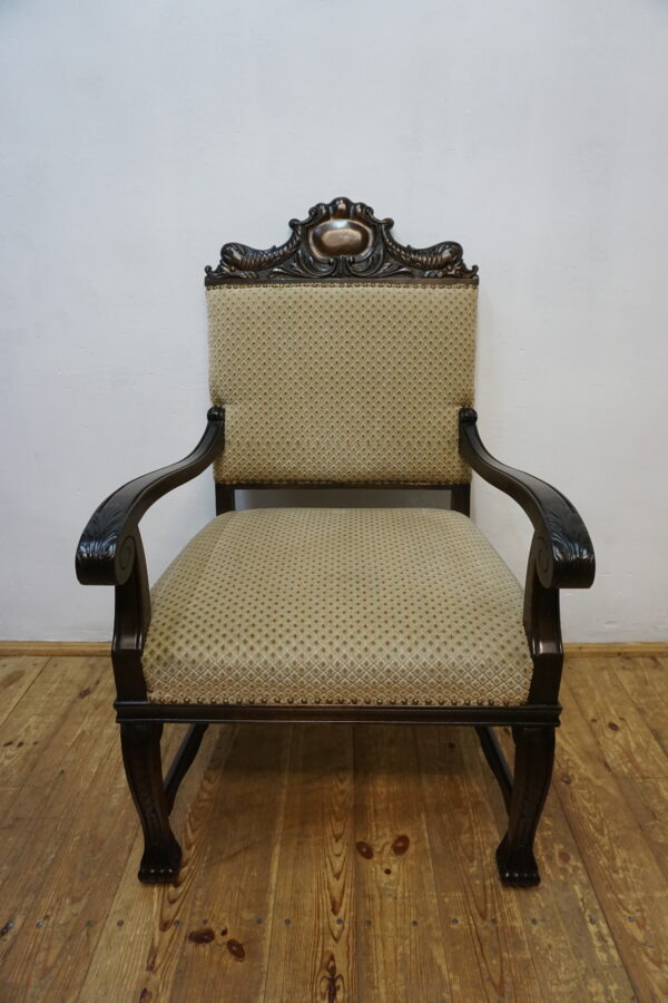 DOSTOJNY FOTEL DO BIURKA NA LWICH ŁAPACH LWIE ŁAPY