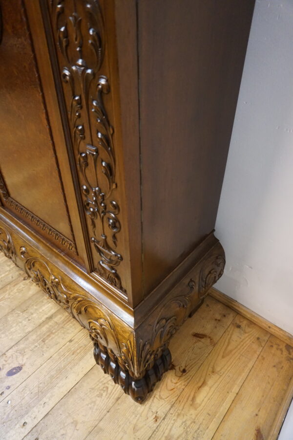 DOSTOJNA 4 DRZWIOWA BIBLIOTEKA NA LWICH ŁAPACH LATA 20ste