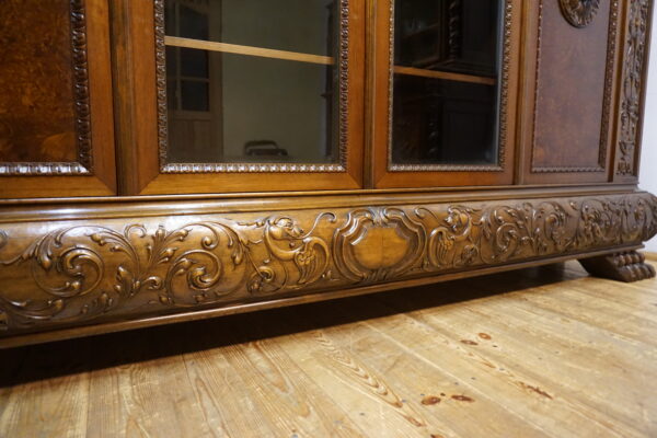 DOSTOJNA 4 DRZWIOWA BIBLIOTEKA NA LWICH ŁAPACH LATA 20ste