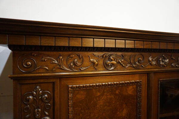 DOSTOJNA 4 DRZWIOWA BIBLIOTEKA NA LWICH ŁAPACH LATA 20ste