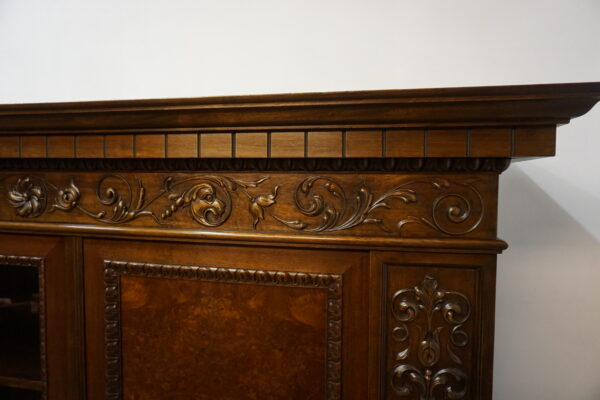 DOSTOJNA 4 DRZWIOWA BIBLIOTEKA NA LWICH ŁAPACH LATA 20ste