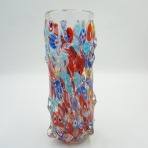 SZKŁO MURANO STYL PIĘKNY KOLOROWY WAZON