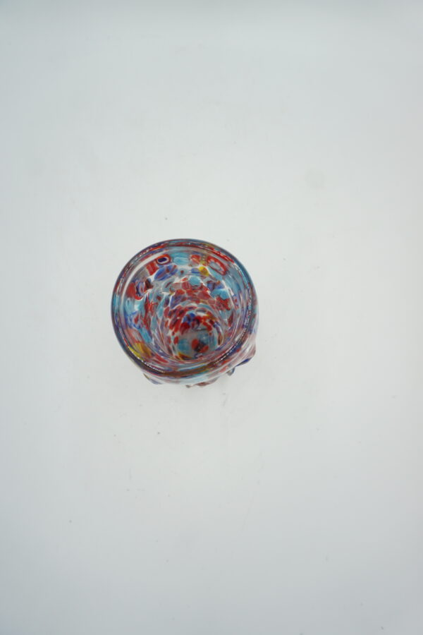 SZKŁO MURANO STYL PIĘKNY KOLOROWY WAZON