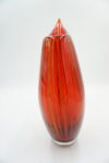 SZKŁO MURANO STYL PIĘKNY CZERWONY WAZON