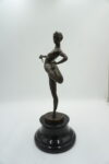 FIGURA Z BRĄZU ZMYSŁOWA TANCERKA BALETNICA