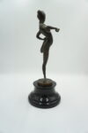 FIGURA Z BRĄZU ZMYSŁOWA TANCERKA BALETNICA
