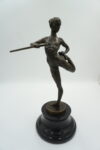 FIGURA Z BRĄZU ZMYSŁOWA TANCERKA BALETNICA