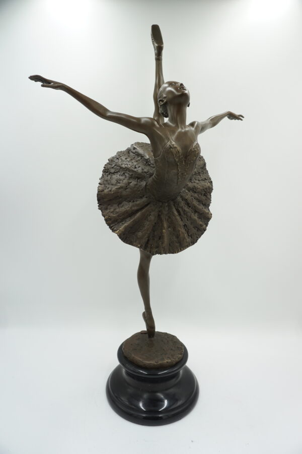 DUŻA FIGURA Z BRĄZU BALERINA TANCERKA BALETNICA 67cm