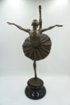 DUŻA FIGURA Z BRĄZU BALERINA TANCERKA BALETNICA 67cm