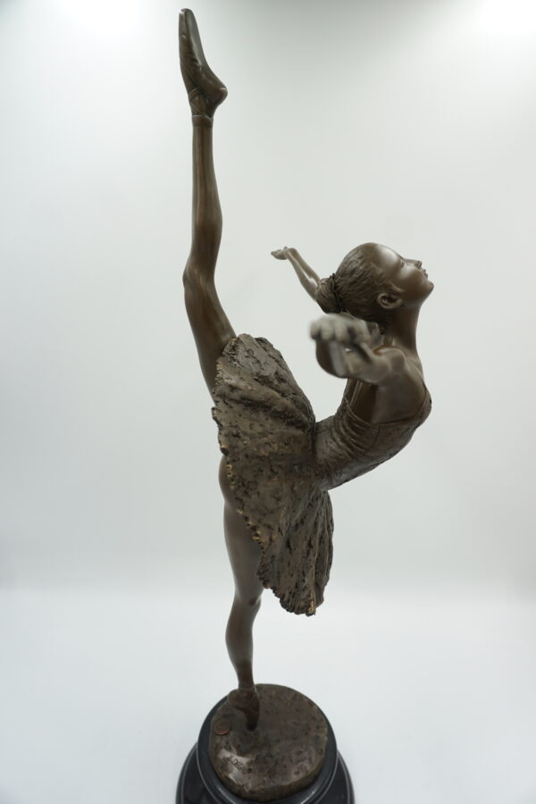 DUŻA FIGURA Z BRĄZU BALERINA TANCERKA BALETNICA 67cm