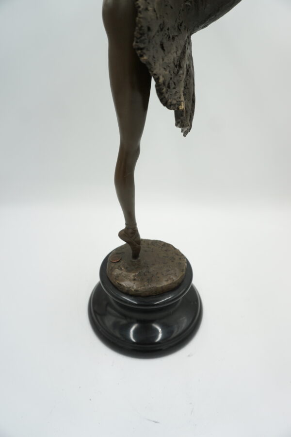 DUŻA FIGURA Z BRĄZU BALERINA TANCERKA BALETNICA 67cm