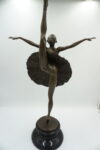 DUŻA FIGURA Z BRĄZU BALERINA TANCERKA BALETNICA 67cm