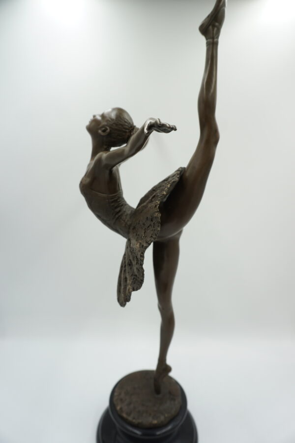 DUŻA FIGURA Z BRĄZU BALERINA TANCERKA BALETNICA 67cm