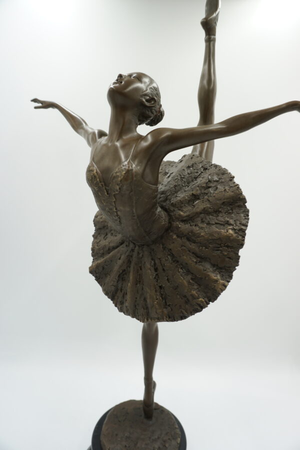 DUŻA FIGURA Z BRĄZU BALERINA TANCERKA BALETNICA 67cm