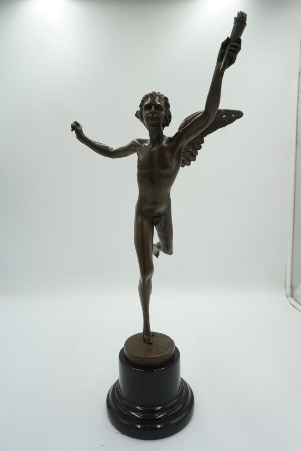 DUŻA FIGURA Z BRĄZU ANIOŁ WOLNOŚCI - WIKTORIA BOGINI ZWYCIĘSTWA