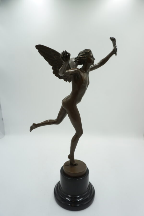 DUŻA FIGURA Z BRĄZU ANIOŁ WOLNOŚCI - WIKTORIA BOGINI ZWYCIĘSTWA