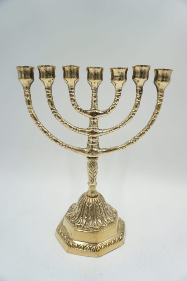 MOSIĘŻNY ŚWIECZNIK MENORA ŻYDOWSKI 7 ŚWIEC
