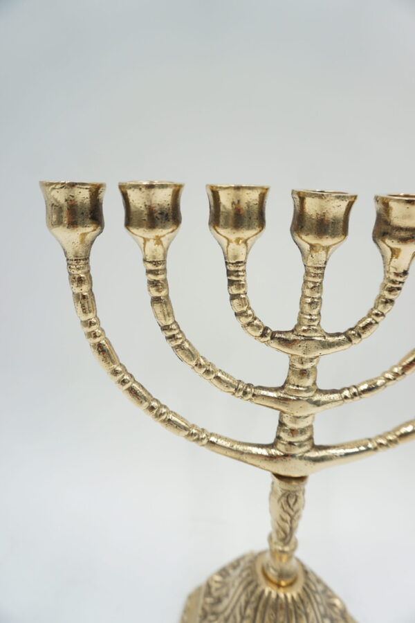 MOSIĘŻNY ŚWIECZNIK MENORA ŻYDOWSKI 7 ŚWIEC