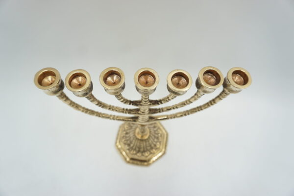 MOSIĘŻNY ŚWIECZNIK MENORA ŻYDOWSKI 7 ŚWIEC