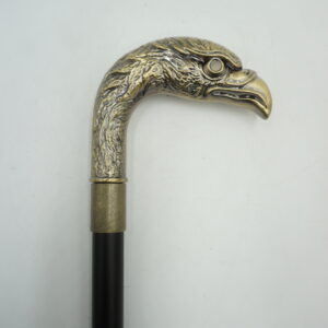 LASKA SPACEROWA STYLOWA RĄCZKA ZŁOTA GŁOWA ORŁA