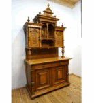 STARY NIESPOTYKANY DOSTOJNY KREDENS EKLEKTYCZNY JASNY DĄB ponad 120lat