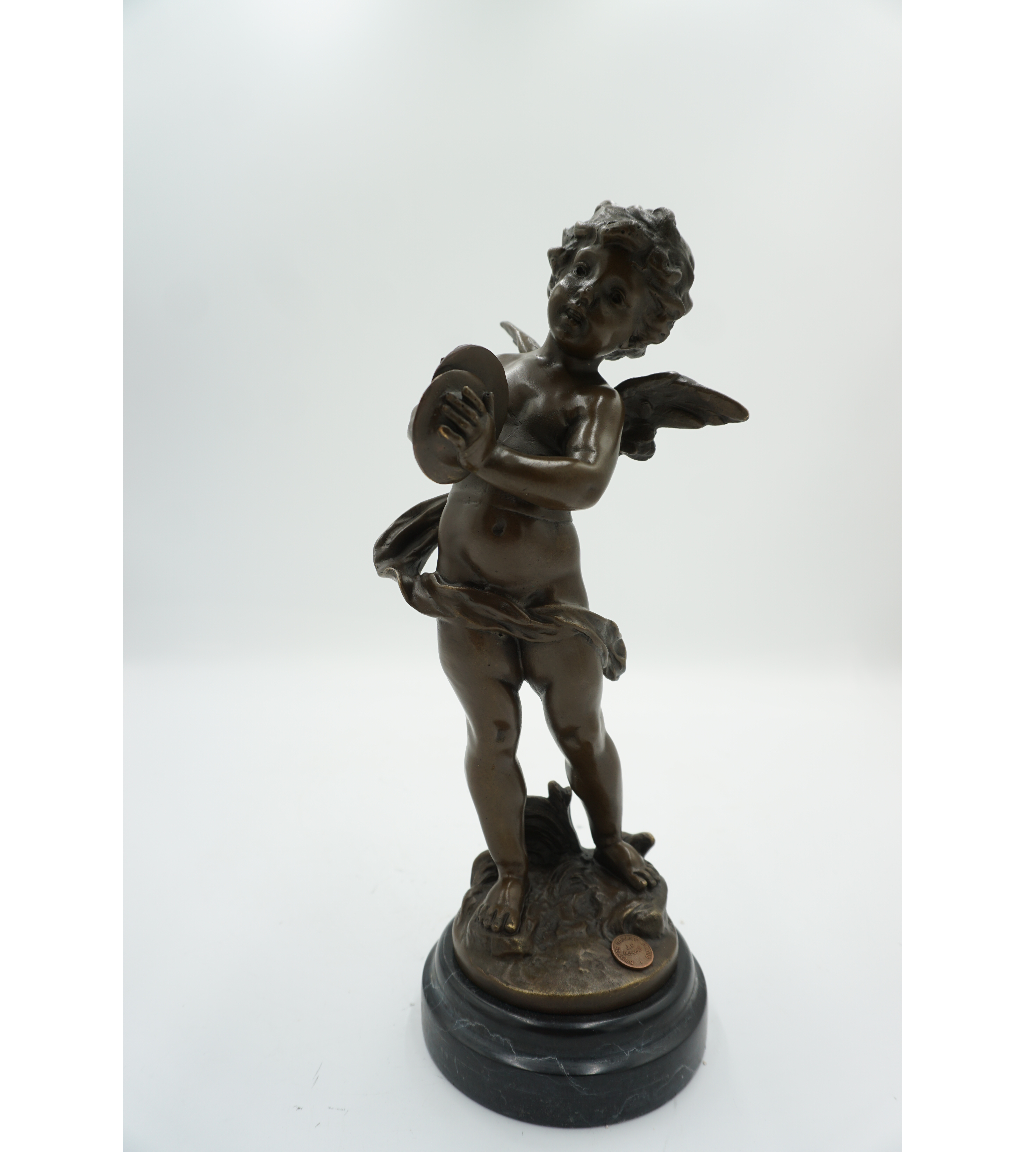 FIGURA Z BRĄZU ANIOŁ AMOR