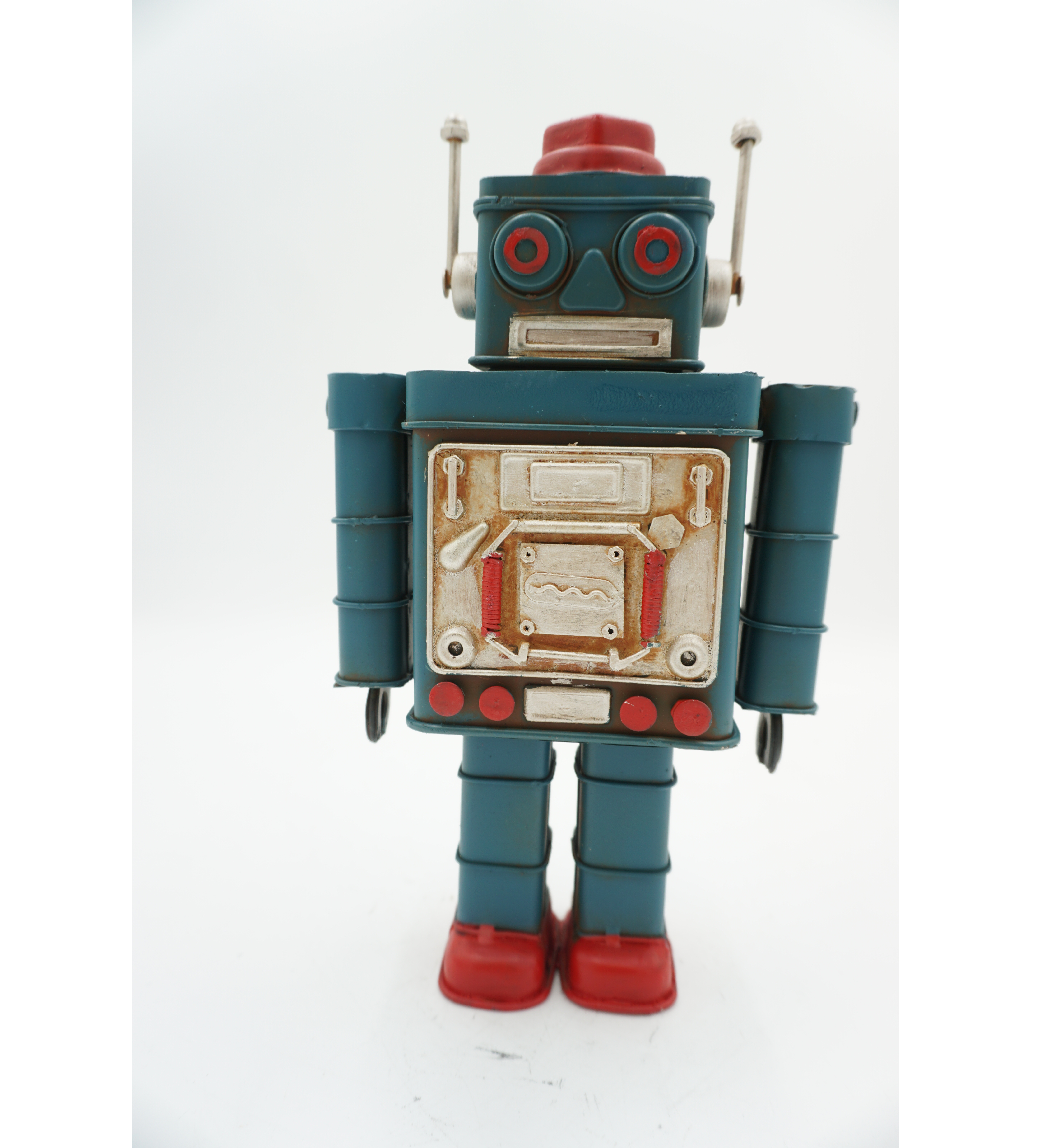 METALOWY MODEL ZABAWKA ROBOT