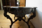 STARY ORYGINAŁ STÓŁ GABINETOWY LUDWIK ROKOKO CZECZOT NA BLACIE GIĘTE NOGI