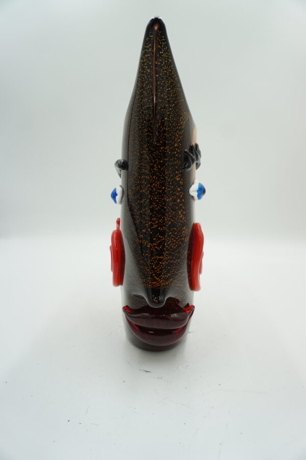 SZKŁO MURANO DUŻY PIĘKNY WAZON TWARZ