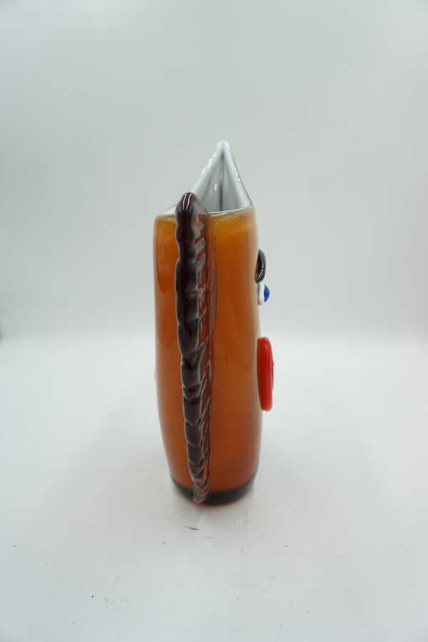 SZKŁO MURANO DUŻY PIĘKNY WAZON TWARZ