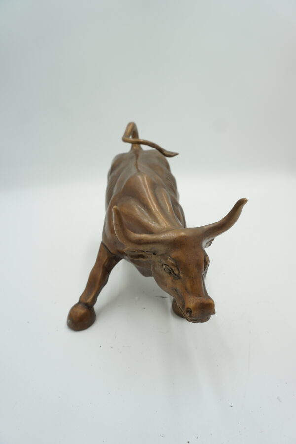 FIGURA Z BRĄZU BYK SIŁA GIEŁDA HOSSA