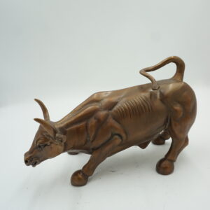 FIGURA Z BRĄZU BYK SIŁA GIEŁDA HOSSA