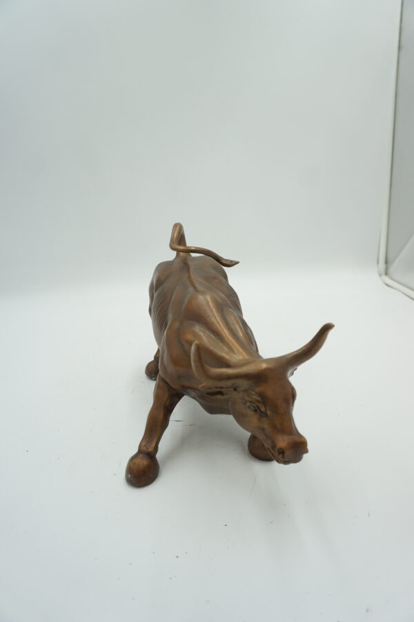 FIGURA Z BRĄZU BYK SIŁA GIEŁDA HOSSA