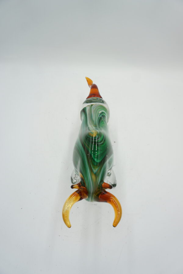 SZKLANA FIGURA STYL MURANO, BYK SYMBOL SIŁY GIEŁDA HOSSA