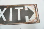 BLASZANY SZYLD - TABLICZKA "EXIT" 36X13 cm.