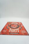 BLASZANY SZYLD - TABLICZKA "BBQ PARTY" 33X25 cm.