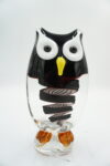 SZKLANA FIGURKA STYL MURANO SOWA MĄDROŚĆ
