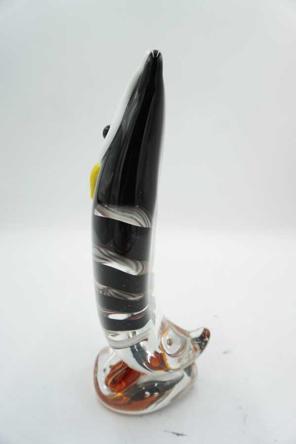 SZKLANA FIGURKA STYL MURANO SOWA MĄDROŚĆ