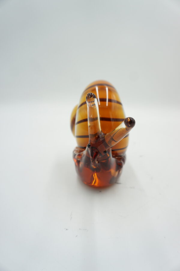 SZKLANA FIGURKA STYL MURANO ŚLIMAK