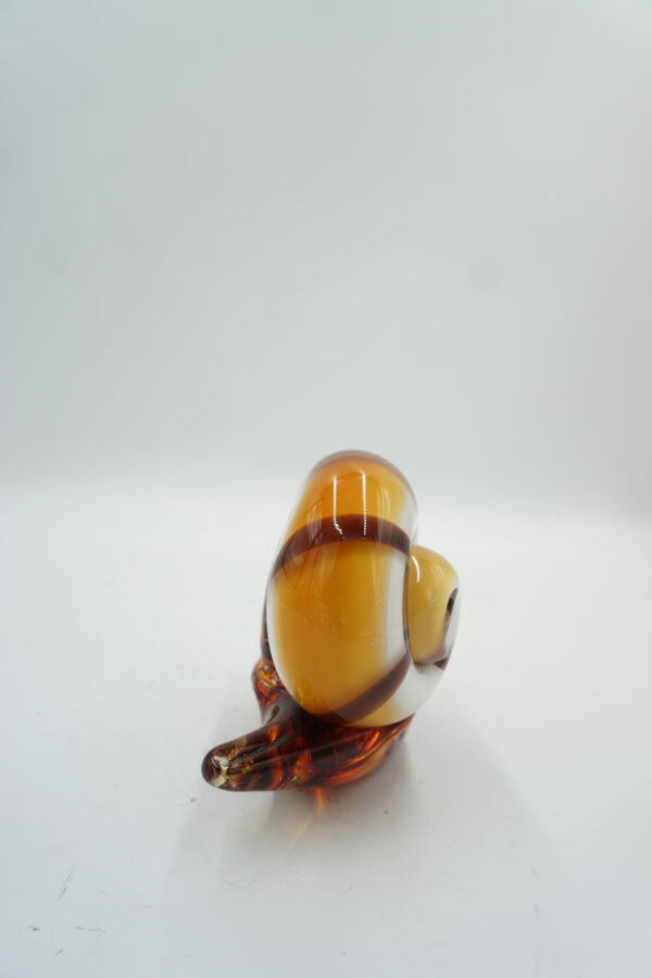 SZKLANA FIGURKA STYL MURANO ŚLIMAK